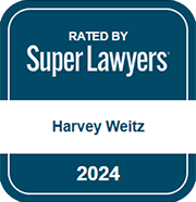 Rated by Super Lawyers, Harvey Weitz, 2024